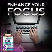 Load image into Gallery viewer, 41 in 1 Brain Booster Supplement for Focus, Memory, Clarity, Energy, Concentration | Natural Nootropics Brain Support Supplement with DMAE, Bacopa Monnieri & More | for Men & Women | 120 V Capsules