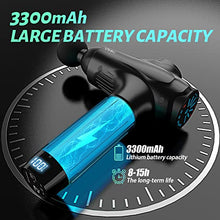 Load image into Gallery viewer, Massage Gun Deep Tissue Muscle Massager for Pain Relief, Upgrade Super Quiet Portable Handheld Relaxation Electric Sport Massager(Black)