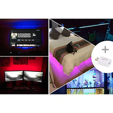Load image into Gallery viewer, Led Strip Lights 6.56ft for 40-60in TV, PANGTON VILLA USB LED TV Backlight Kit with Remote - 16 Color 5050 LEDs Bias Lighting for HDTV