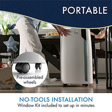 Load image into Gallery viewer, DeLonghi PACEX390UVcare-6AL PACEX290UVcare-6AL WH 14000 BTU Portable Air Conditioner, Dehumidifier, Fan & UV-Carelight, White