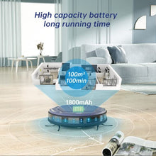 Load image into Gallery viewer, OKP Life K2 Robot Vacuum Cleaner 1800 mAh, Blue