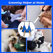 Load image into Gallery viewer, ATESON Pet Grooming Hammock for XL Large Dogs with Nail Clippers/Nail Trimmers/Grooming Scissors, Dog Grooming Harness for Nail Trimming, Pet Grooming Sling Helper
