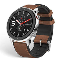Load image into Gallery viewer, Amazfit GTR Smartwatch, Smart Notifications, 1.39” AMOLED Display, 24/7 Heart Rate Monitor, 24-Day Battery Life, 12-Sport Modes (47mm, GPS, Bluetooth), Stainless Steel