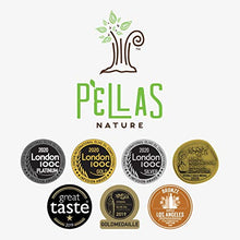 Load image into Gallery viewer, Pellas Nature, Organic Herbs Infused Greek Extra Virgin Olive Oil Set, Finishing Oil Flavors Basil Garlic, Red Pepper, Rosemary, Wooden Combo Set, All-Natural, No-Additives, 4 X 50 ml (1.7 oz.) Bottles