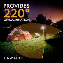 Load image into Gallery viewer, KAWACH K-1110 LED Motion Sensor Headlamp, Hands Free Ultra-Low Profile, 300 High Lumen LED Output, 220° Area Illumination, Multiple Light Modes, Great for Running, Cycling, Hiking, AAA Battery Powered