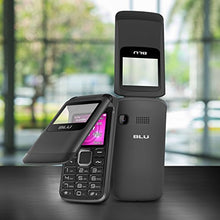 Load image into Gallery viewer, BLU Zoey Flex 3G Z170L Unlocked GSM (AT&T + T-Mobile) Dual-SIM Flip Phone w/Quick-Glance Window - Black