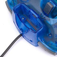 Load image into Gallery viewer, Classic N64 Controller, SAFFUN N64 Wired USB PC Game pad Joystick, N64 Bit USB Wired Game Stick Joy pad Controller for Windows PC MAC Linux Raspberry Pi 3 Sega Genesis (Clear Blue)