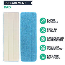 Load image into Gallery viewer, 6 Pack Microfiber Spray Mop Replacement Heads for Wet/Dry Mops, Reveal Mop Pads,Reusable Mop Pads Refills Compatible with Bona Floor Care System