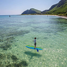 Load image into Gallery viewer, Wavestorm 8ft Junior Stand Up Paddleboard | Superior Foam Construction with Stringers | Accessories Included Adjustable Paddle Leash and Removable fin| Carry Handle | Sized for Youth