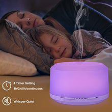 Load image into Gallery viewer, 450ML Essential Oil Diffuser with 8 LED Color Changing Lamps, ZOOKKI Aromatherapy Diffuser for Essential Oils with 4 Timer Settings and Waterless Auto Shut-off Feature for Large Room