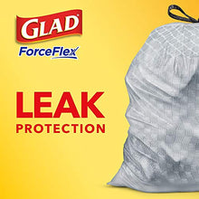 Load image into Gallery viewer, Glad ForceFlex Grey Tall Kitchen Drawstring Trash Bag, Unscented, 13 Gal, 80 Ct (Package May Vary), Trv236004 (79009)