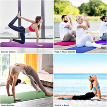 Load image into Gallery viewer, Dralegend Yoga Mat Exercise Fitness Mat - High Density Non-Slip Workout Mat for Yoga, Pilates & Exercises, Anti - Tear, Sweat - Proof, Classic 1/4 Inch