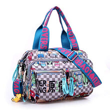 Load image into Gallery viewer, Women Large Hobo Handbags Nylon Harajuku Multiple Pockets Casual Travel Tote Bag Weekender Shoulder Crossbody Nursing Mom Diaper Bag Tote