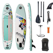 Load image into Gallery viewer, Sail Fin Narval Inflatable Stand-Up Paddle Board Double Layer, 9' 9" Long, 30" Wide, 5" Thick - Durable and Lighweight, Includes: Dual Action Pump, Backpack, Leash and Paddle