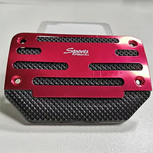 Load image into Gallery viewer, SureMart Universal Car Vehicle Sports Accelerator Brake No Drill Non-Slip Performance Car Rest Pedal Brake and Gas Pedal Covers Accessories Replacement Pedal Aluminum Alloy Pedals Set at red 2Pcs