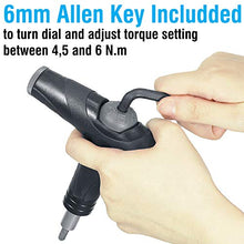 Load image into Gallery viewer, MARQUE Adjustable Torque Allen Key Wrench Tool – 4, 5, 6 Nm Portable Mini Bicycle Multitool Kit Set, includes 3, 4, 5 mm Hex, T 25 Tool Bits – Repair and Maintain Your Road and MTB - Cyclist Gift