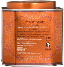 Load image into Gallery viewer, Harney & Sons Hot Cinnamon Spice Tea Tin - Black Tea with Orange & Sweet Clove - 2.67 Ounces, 30 Sachets