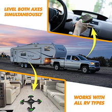 Load image into Gallery viewer, CARMTEK Camper Levelers 2Pack Set with Level Wizard - Wireless RV Leveling System