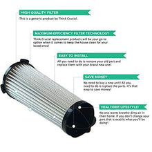 Load image into Gallery viewer, Crucial Vacuum Replacement Vacuum Filter Compatible with Hoover Part # 2KE2110000,2-KE2110000,2- KE2110-000 & Models C2401, C2401010, RY4001 Pair with HEPA Style 7.5” x 3.1” x 3.1” - Bulk (4 Pack)