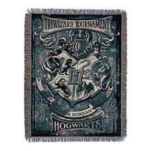 Load image into Gallery viewer, Harry Potter Throw Blanket, 48 x 60 Inches, Tri Wizard