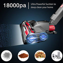 Load image into Gallery viewer, Vacuum Cleaner, 18Kpa Super Suction Vacuum Cleaner, 4 in 1 Corded Stick Vacuum, Easy Empty Dirt Bin, Lightweight& Versatile, Handheld Vacuum with Upgraded LED Motorized Brush