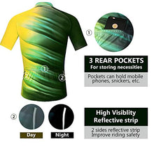 Load image into Gallery viewer, sponeed Biking Tops and Jerseys Bike Gear Sports Wear US Large Black Yellow