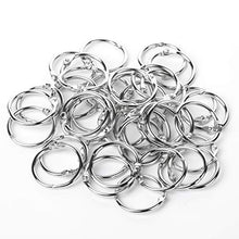Load image into Gallery viewer, Mr. Pen- Loose Leaf Binder Ring, 40 Pack, Binder Rings 1 Inch, Binder Rings, Book Rings, Metal Rings for Index Cards, Rings for Flash Cards, Index Card Rings, Paper Rings, Small Binder Ring, Book Ring