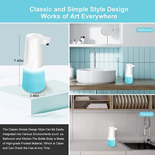 Load image into Gallery viewer, Wisekoti New Generation of Automatic Foaming Soap Dispenser, Electric and Rechargeable, Touchless Foam Soap Dispenser for Kitchen Sink & Bathroom Countertop, Dish Soap Dispenser, Hand Soap Dispenser