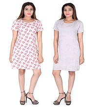 Load image into Gallery viewer, Casa Haus Sofie & Sam Premium Cotton 2pk Combo Size S Women's Long Tee, Mcky-Lght Burn Out