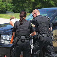 Load image into Gallery viewer, BIANCHI 7960 Sam Browne Duty Belt - 2.25", 36 - Basketweave - Chrome Snap (1029091)