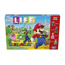 Load image into Gallery viewer, Hasbro Gaming The Game of Life: Super Mario Edition Board Game for Kids Ages 8 and Up, Play Minigames, Collect Stars, Battle Bowser