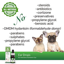Load image into Gallery viewer, NaturPet Ear Drops for Dogs & Cats | Use for Cleaning, Prior to Swimming, Stinky, Smelly Ears, Itchy Ears | All Natural Herbal Drops 10mL