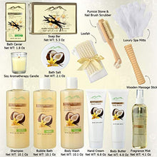 Load image into Gallery viewer, Premium Deluxe Bath & Body Gift Basket. Ultimate Large Natural Spa Basket! #1 Spa Gift Basket for Women & Bath Gift Sets for Women! Sulfate & Paraben Free Home Spa Gift Set