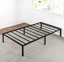 Load image into Gallery viewer, Best Price Mattress 14 Inch Metal Platform Beds w/ Heavy Duty Steel Slat Mattress Foundation (No Box Spring Needed), Black