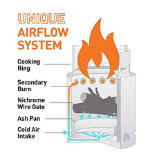Load image into Gallery viewer, Solo Stove & Pot 900 Combo: Ultralight Wood Burning Backpacking Cook System. Lightweight Kitchen Kit for Backpacking, Camping, Survival. Burns Twigs, No Batteries or Liquid Fuel Gas Canister Required