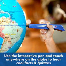 Load image into Gallery viewer, Educational Insights GeoSafari Jr. Talking Interactive Globe with Talking Pen for Kids, Featuring Bindi Irwin, Gift for Boys & Girls, Ages 4+