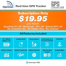 Load image into Gallery viewer, GPS Tracker - Optimus 3.0 - 4G LTE Tracking Device for Vehicles, Assets - 1 Month Battery