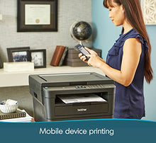 Load image into Gallery viewer, Brother Compact Monochrome Laser Printer, HLL2395DW, Flatbed Copy & Scan, Wireless Printing, NFC, Cloud-Based Printing & Scanning, Amazon Dash Replenishment Ready - BLACK
