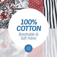 Load image into Gallery viewer, Badger Smith - Men's Boxer Shorts, Comfortable Cotton Boxers, 100% Cotton Print Multicolor Boxers for Men, Multi Pack