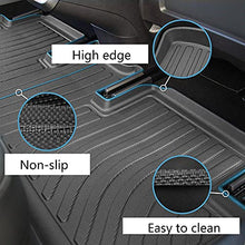 Load image into Gallery viewer, KIKIMO Tesla Model Y Floor Mats, Tesla Model Y 2020-2022 Accessories, All Weather Floor Mat Front Rear Cargo Liner Mat, Waterproof Anti-Slip Floor Mat Custom Fit for Tesla, Heavy Duty Floor Mats