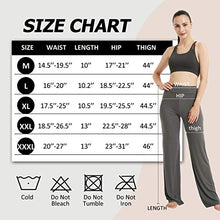 Load image into Gallery viewer, FELEMO Boot-Cut Bootleg Yoga Pants for Women Loose Fit Long Office Dress Pants Tummy Control Loose Fit Casual Work High Waist Flare Lounge Pants Lightweight Leggings Sweatpants, Dark Grey XL