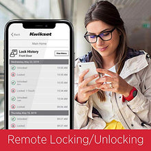 Load image into Gallery viewer, Kwikset Halo Touch Contemporary Square Wi-Fi Fingerprint Smart Lock No Hub Required featuring SmartKey Security in Satin Nickel (99590-003)