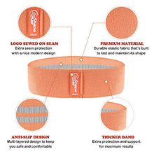 Load image into Gallery viewer, 4evershape Booty Bands, Anti Slip Fabric Resistance Bands for Legs and Butt, Workout Bands, Exercise Bands, Hip Bands, Elastic Bands for Exercise, Glute Bands, Training Book and Carry Bag Included