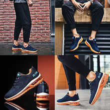 Load image into Gallery viewer, RomenSi Men's Air Cushion Sport Running Shoes Casual Athletic Tennis Sneakers (BlueOrange US 10)