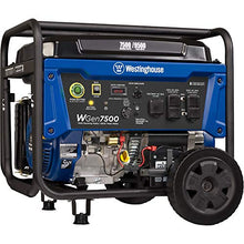 Load image into Gallery viewer, Westinghouse WGen7500 Portable Generator with Remote Electric Start - 7500 Rated Watts & 9500 Peak Watts - Gas Powered - CARB Compliant - Transfer Switch Ready