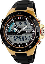 Load image into Gallery viewer, Carrie Hughes Men's Digital Watch 50M Waterproof Large Dual Dial Multifunction Analog Military Outdoor Sports Electronic Watch Calendar Day Date CH031