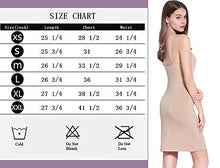 Load image into Gallery viewer, Coreal Full Slip for Women Under Dress Adjustable Spaghetti Strap Knee Length Slips Undergarment Nightwear Nude