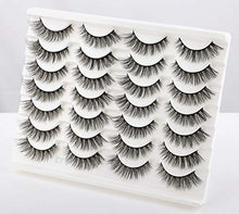Load image into Gallery viewer, Newcally Lashes False Eyelashes Cat Eyes Wispy Natural Faux Mink Lashes 14 Pairs Pack Light Volume Short Fake Eye Lashes Multipack