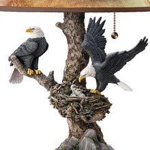 Load image into Gallery viewer, Lamp: Treetop Majesty Bald Eagle Lamp by The Bradford Exchange