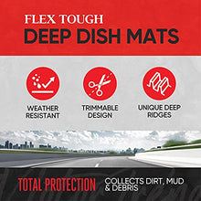 Load image into Gallery viewer, Motor Trend 923-BG Beige FlexTough Contour Liners-Deep Dish Heavy Duty Rubber Floor Mats for Car SUV Truck & Van-All Weather Protection Trim to Fit Most Vehicles(Tan Beige)
